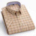 Men's Checked Half Sleeve Shirt - Multicolor | HSS-8