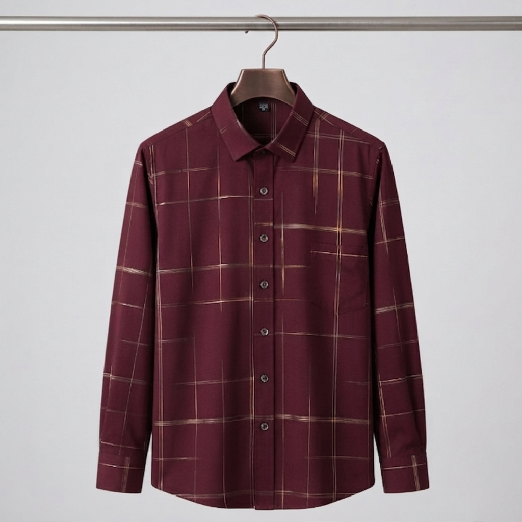 Men's Premium Checked Shirt | Stylish, Comfortable & Perfect for Everyday Wear  | FSS-5