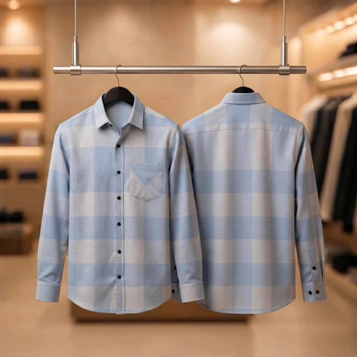 3 Formal Full Sleeve Printed Shirt For Men ( P4 )