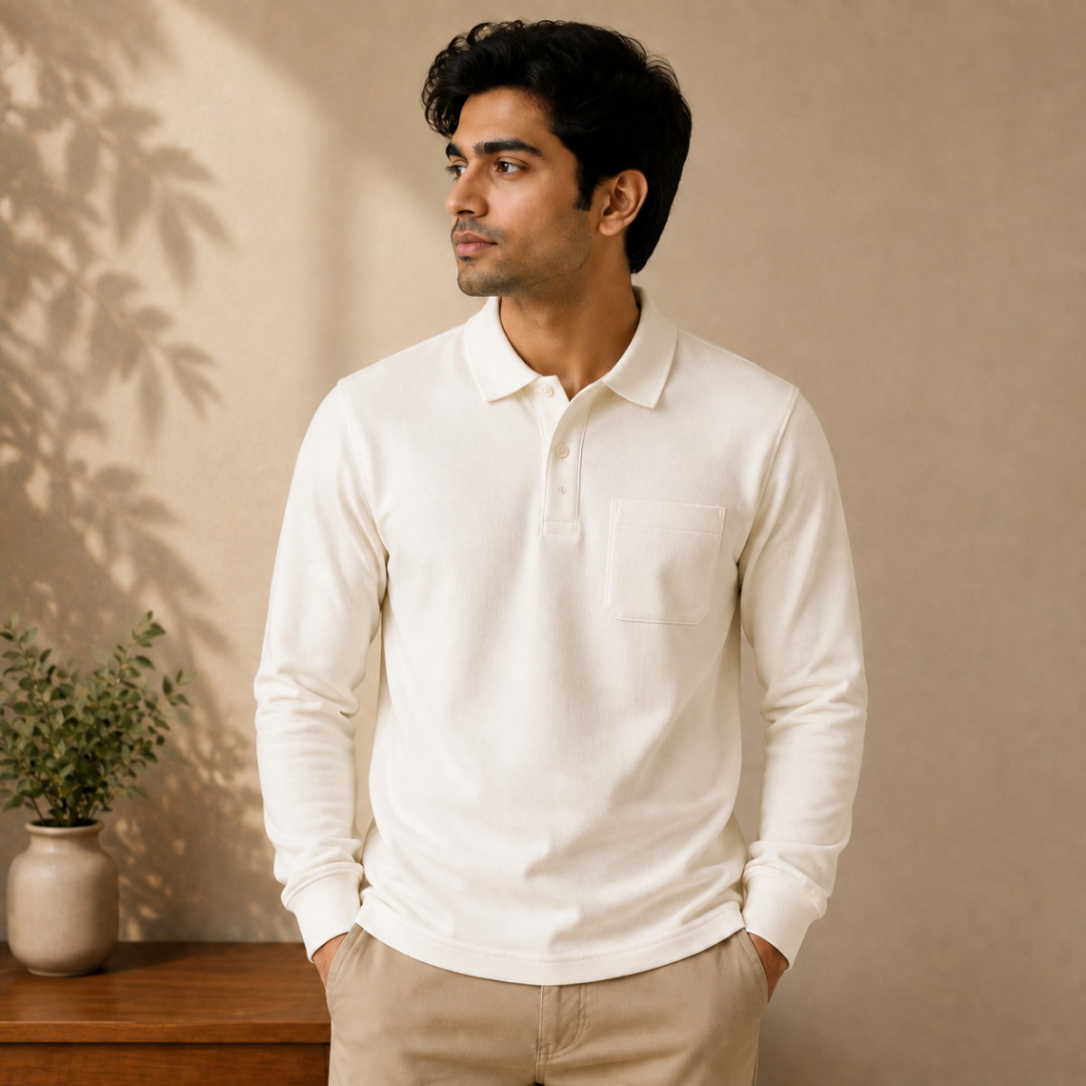Men’s Stylish Polo T-Shirt for Smart Casual Look | C-06