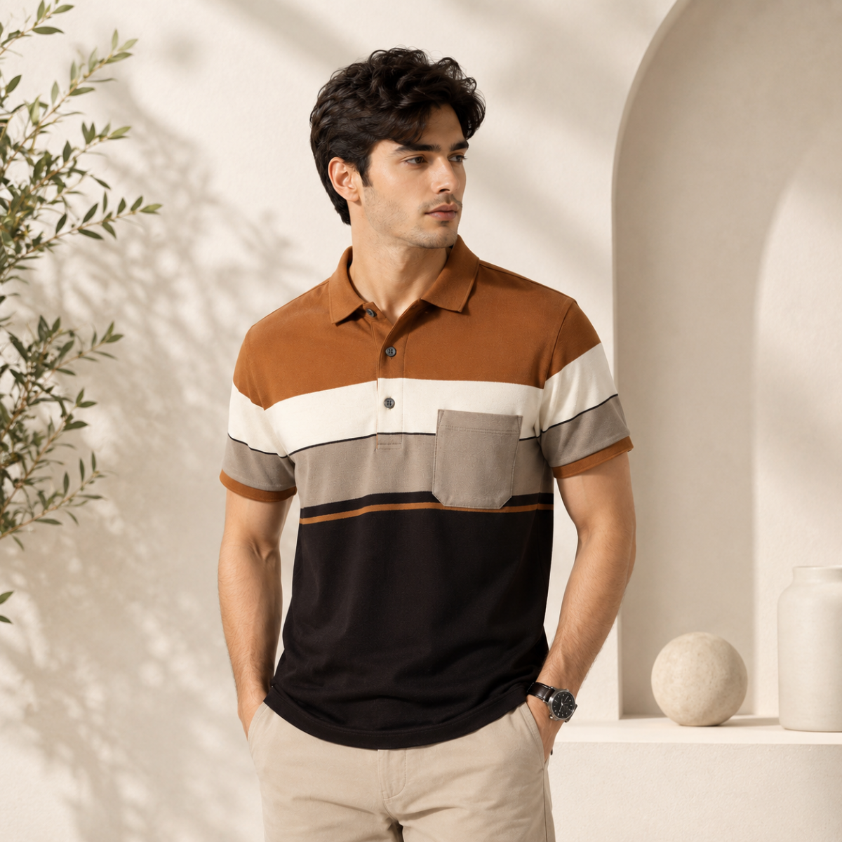 Men’s Stylish Polo T-Shirt for Smart Casual Look | C-05