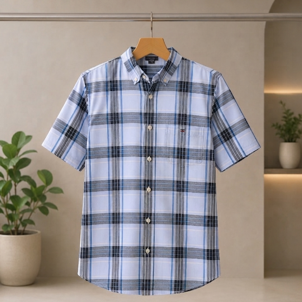 Men's Premium Checked Shirt | Stylish, Comfortable & Perfect for Everyday Wear  | HSS-35