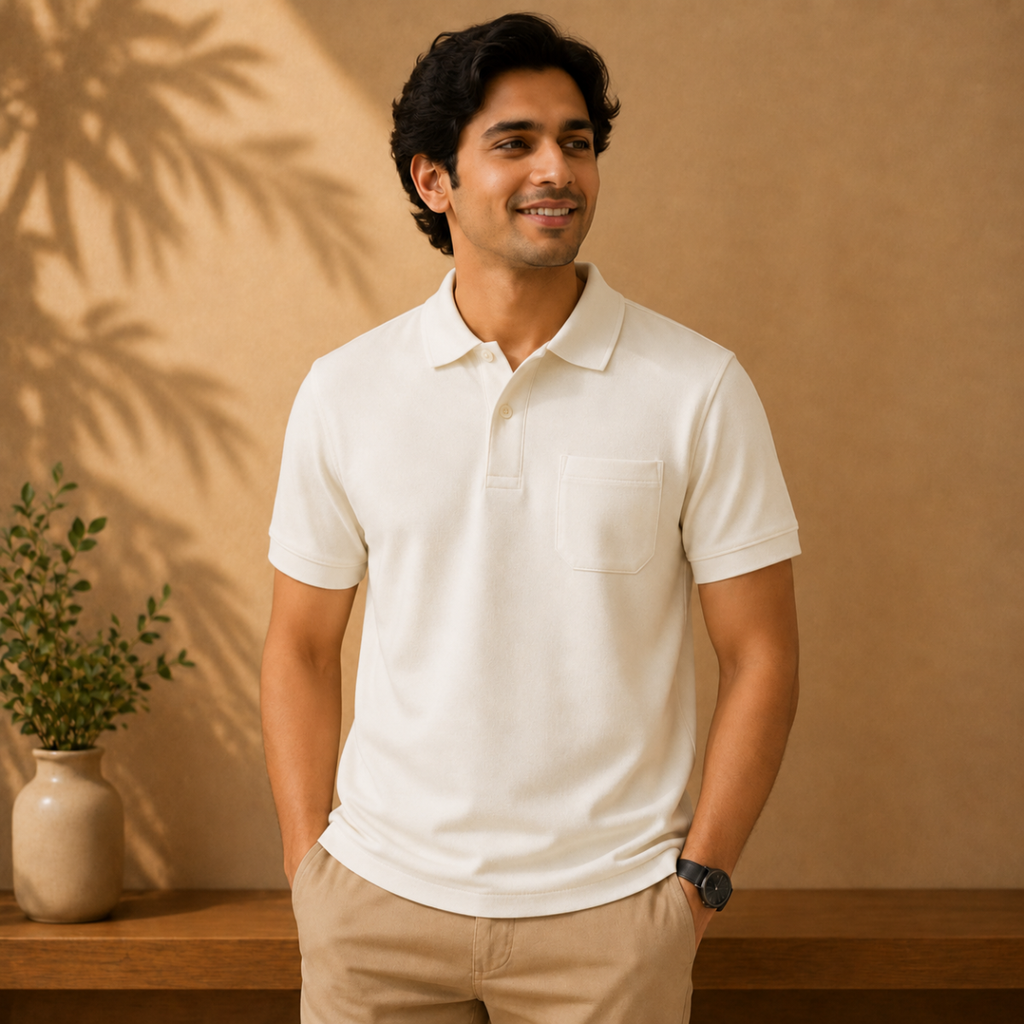 Men’s Stylish Polo T-Shirt for Smart Casual Look | C-06