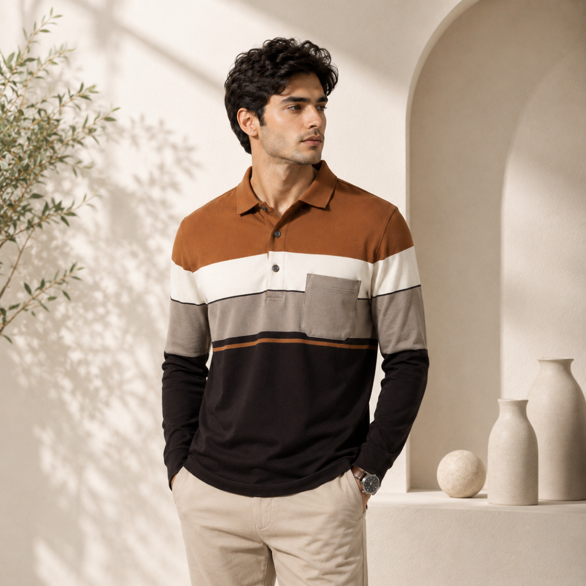 Men’s Stylish Polo T-Shirt for Smart Casual Look | C-05