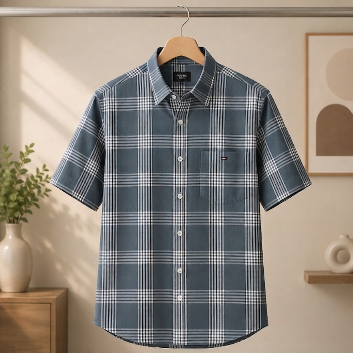 Men's Premium Checked Shirt | Stylish, Comfortable & Perfect for Everyday Wear | HSS-27