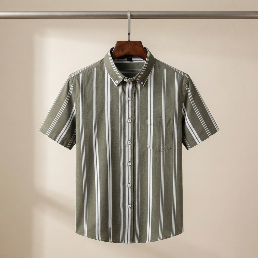 Men's Premium Striped Shirt | Stylish, Comfortable & Perfect for Everyday Wear