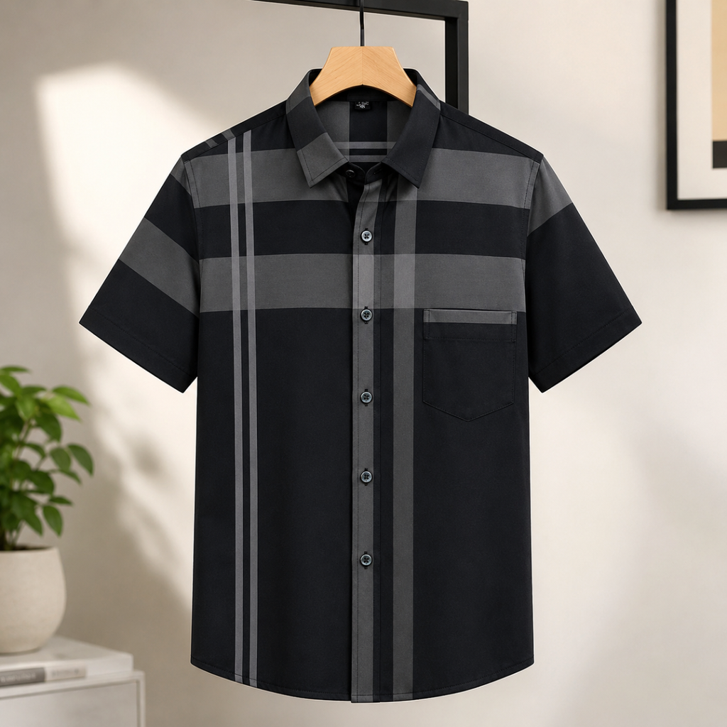 Men's Premium Striped Shirt | Stylish, Comfortable & Perfect for Everyday Wear | HSS-18