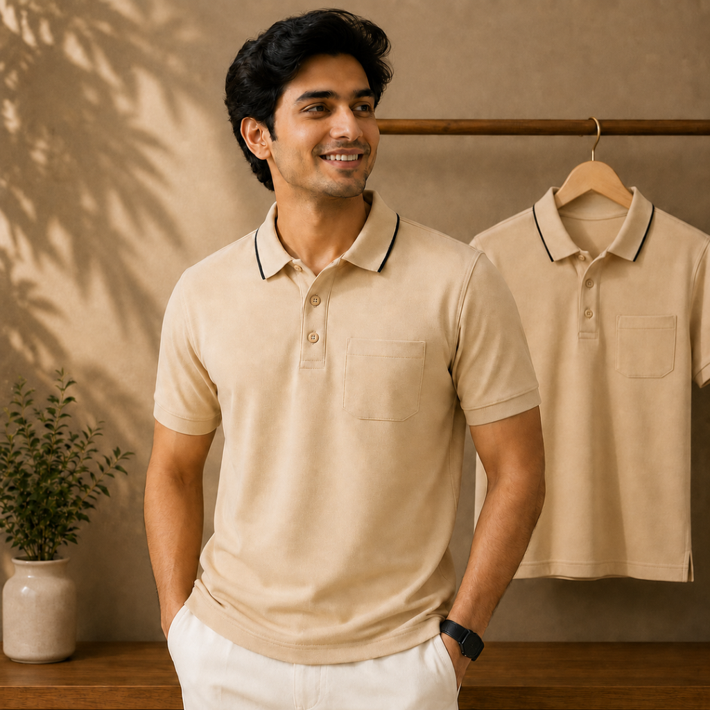 Men’s Stylish Polo T-Shirt for Smart Casual Look | C-11
