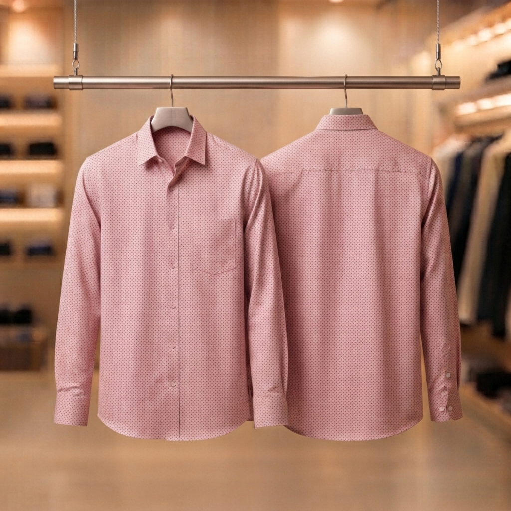 3 Formal Full Sleeve Printed Shirt For Men ( P7 )