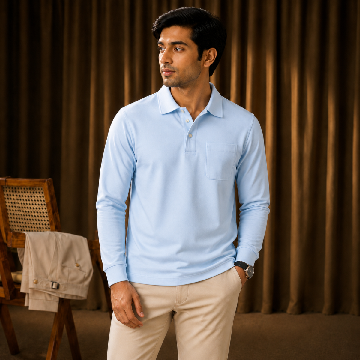 Men’s Stylish Polo T-Shirt for Smart Casual Look | C-10