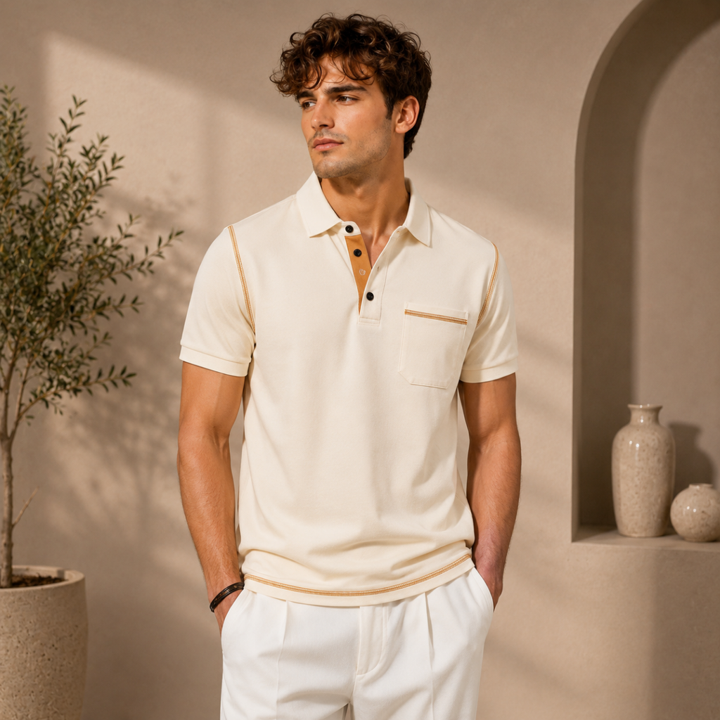 Men’s Stylish Polo T-Shirt for Smart Casual Look | C-09