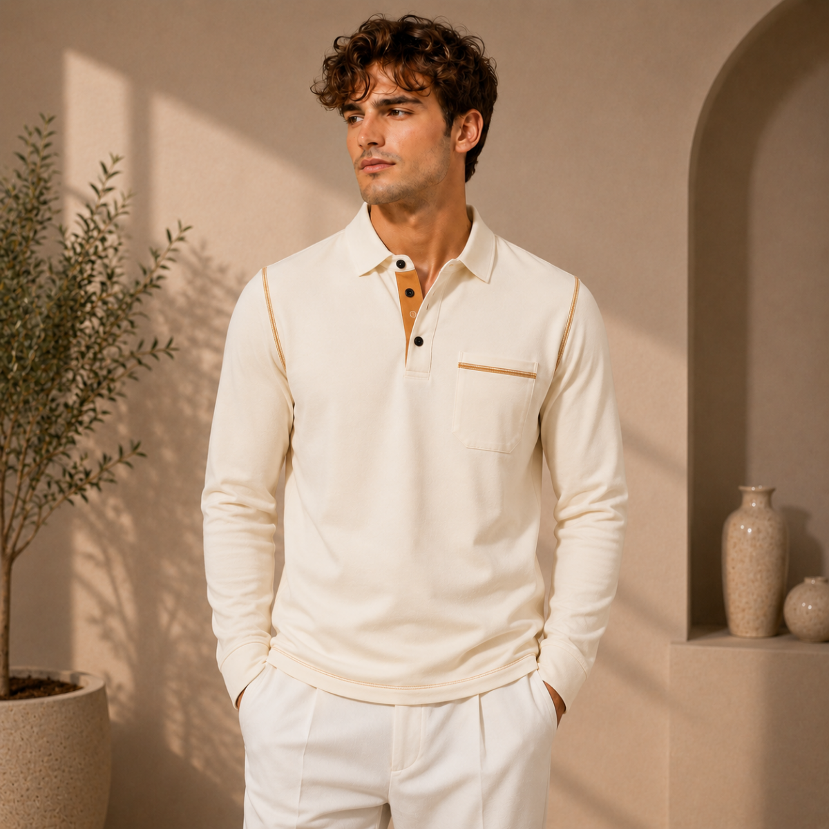 Men’s Stylish Polo T-Shirt for Smart Casual Look | C-09