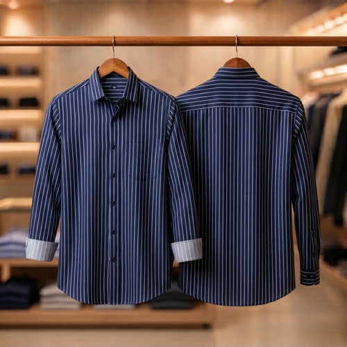 3 Formal Full Sleeve Printed Shirt For Men ( P10 )