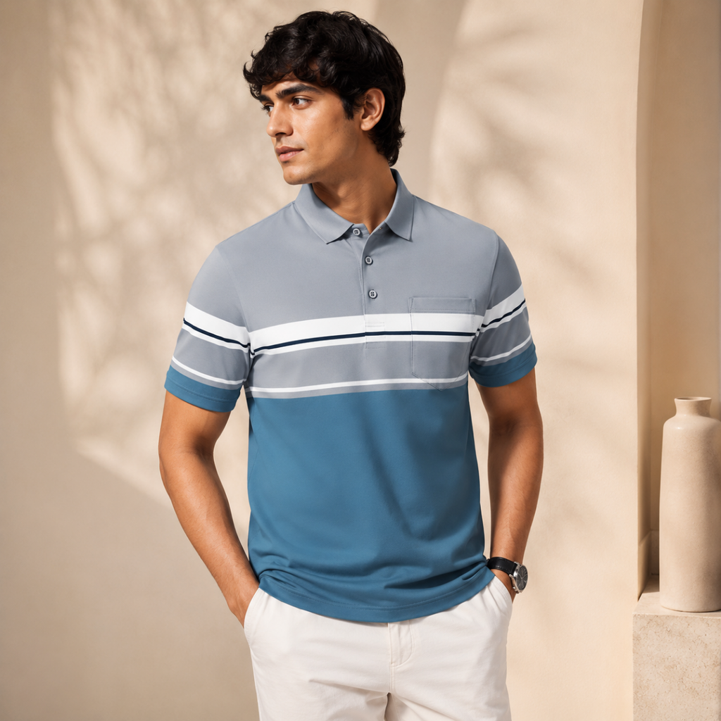 Men’s Stylish Polo T-Shirt for Smart Casual Look | C-01