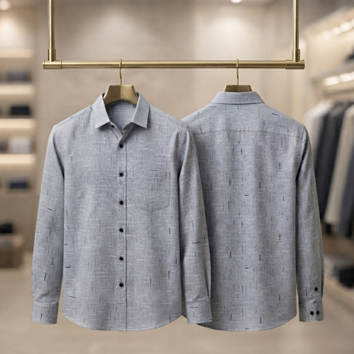 3 Formal Full Sleeve Printed Shirt For Men ( P1 )