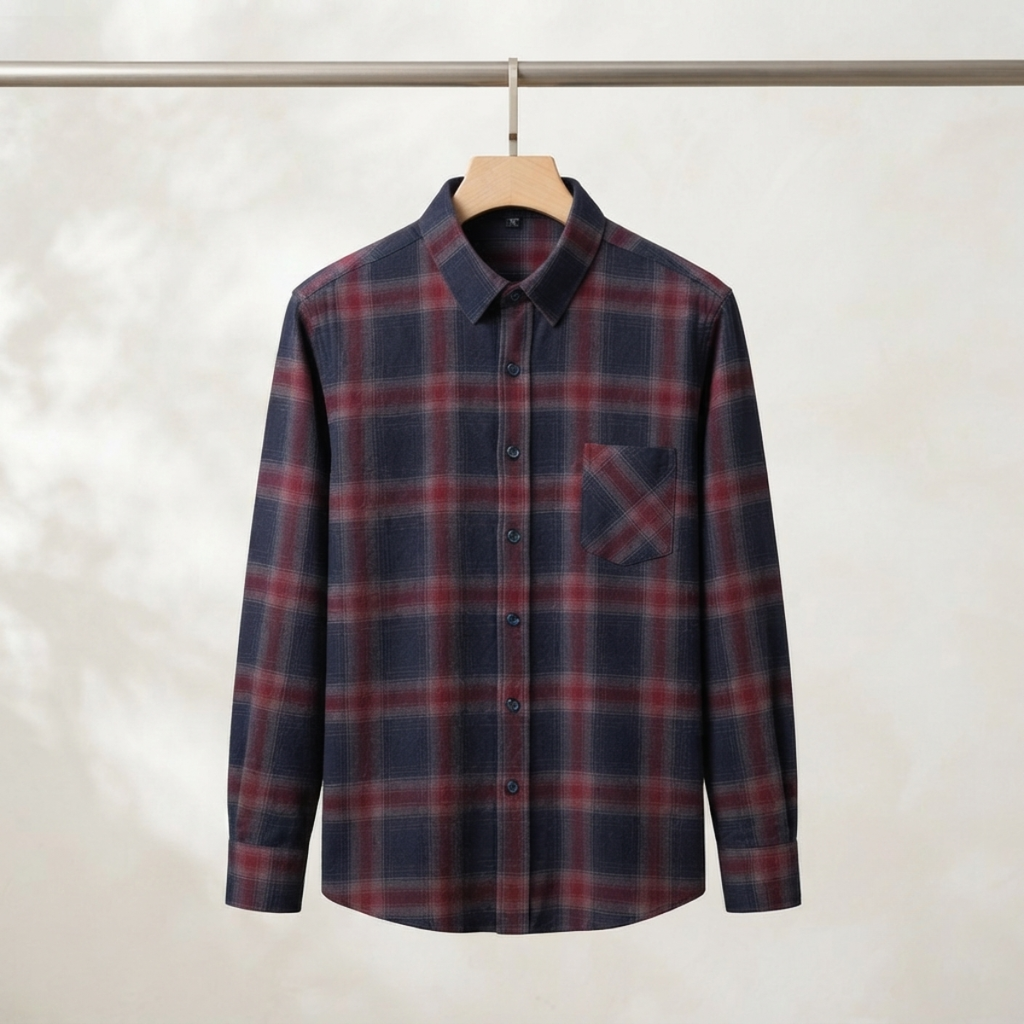Men's Premium Checked Shirt | Stylish, Comfortable & Perfect for Everyday Wear