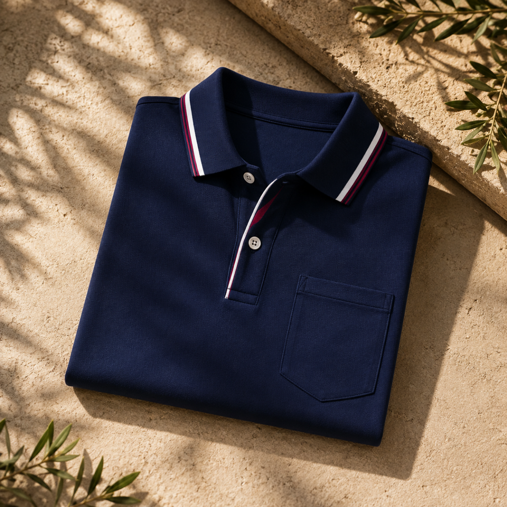 Men’s Stylish Polo T-Shirt for Smart Casual Look | C-12