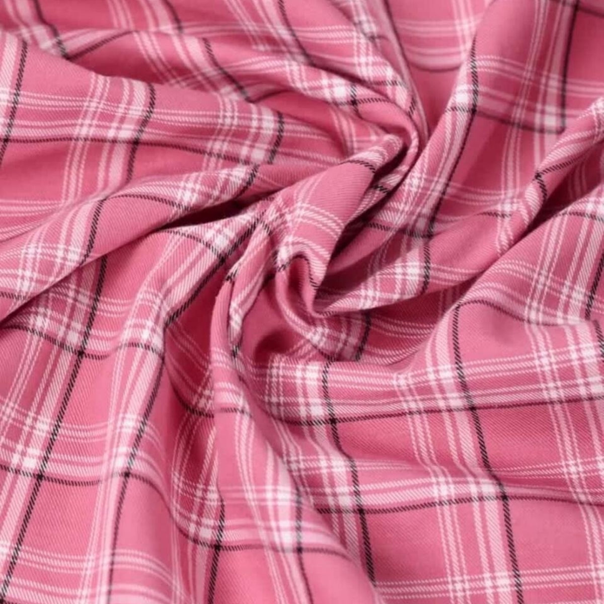Premium Cotton Pink and White Checked Shirt – Casual & Office Wear |CS-06