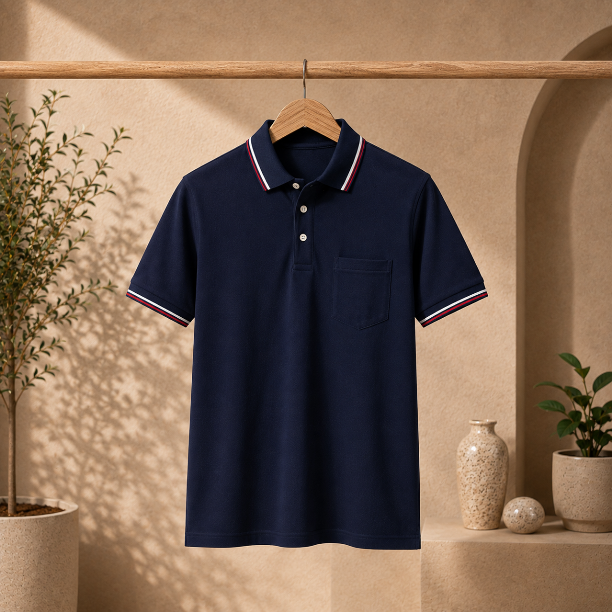 Men’s Stylish Polo T-Shirt for Smart Casual Look | C-12