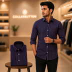 3 Formal Full Sleeve Printed Shirt For Men ( P12 )