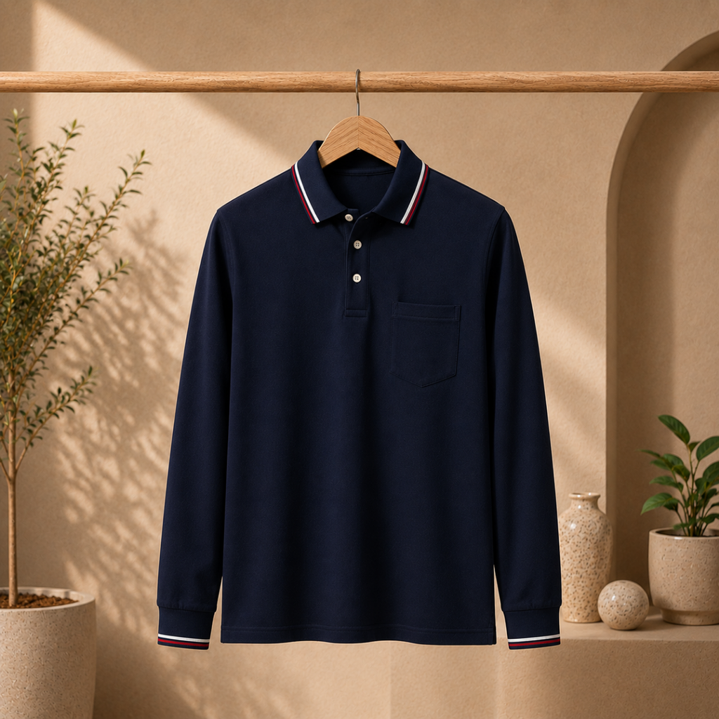 Men’s Stylish Polo T-Shirt for Smart Casual Look | C-12