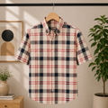 Men's Premium Checked Shirt | Stylish, Comfortable & Perfect for Everyday Wear  | HSS-47