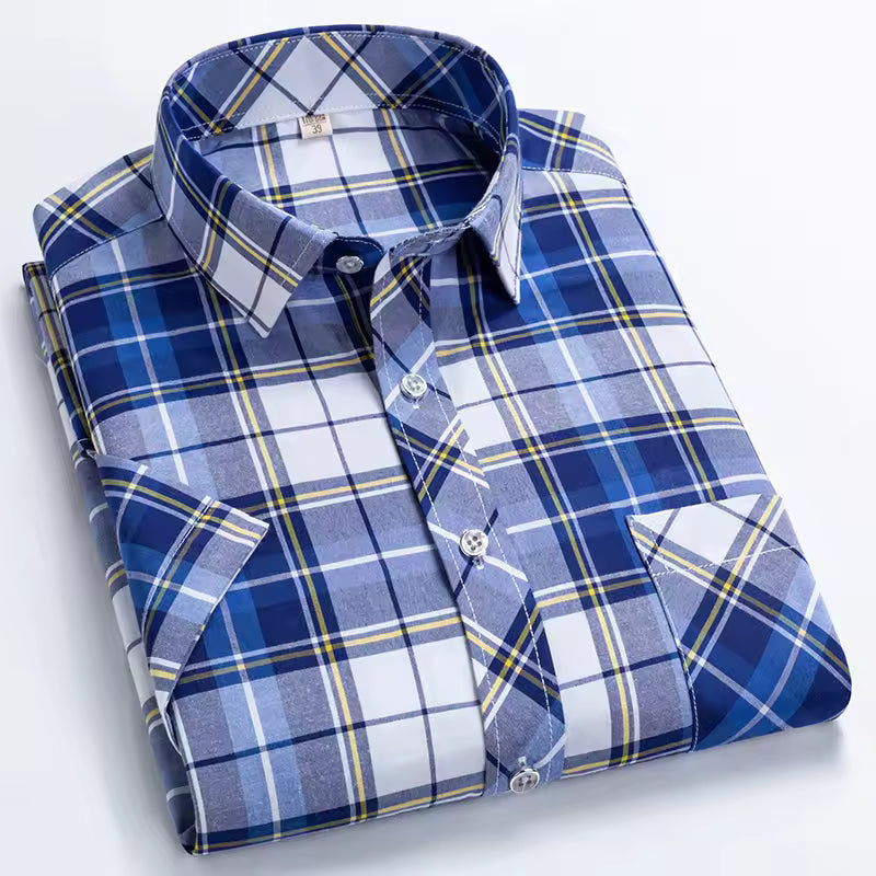 Men's Casual Printed Half Sleeve Shirt - Multicolor | HSS-36