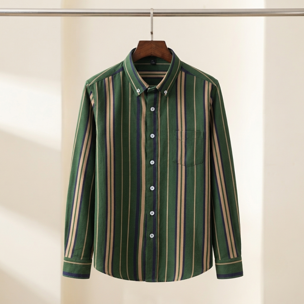 Men's Premium Striped Shirt | Stylish, Comfortable & Perfect for Everyday Wear