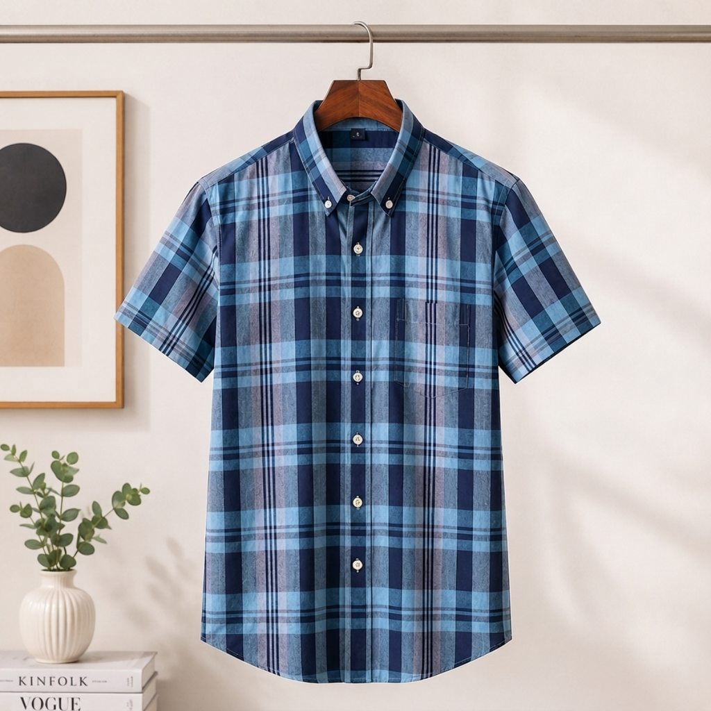 Men's Premium Checked Shirt | Stylish, Comfortable & Perfect for Everyday Wear | HSS-39