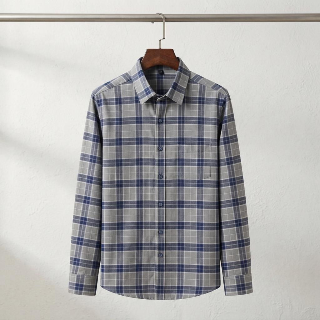 Men's Premium Checked Shirt | Stylish, Comfortable & Perfect for Everyday Wear