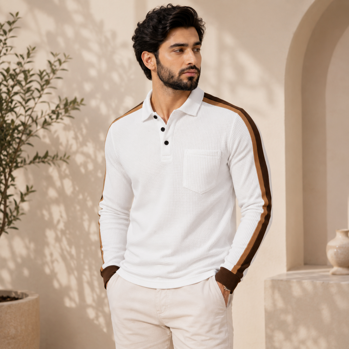 Men’s Stylish Polo T-Shirt for Smart Casual Look | C-13