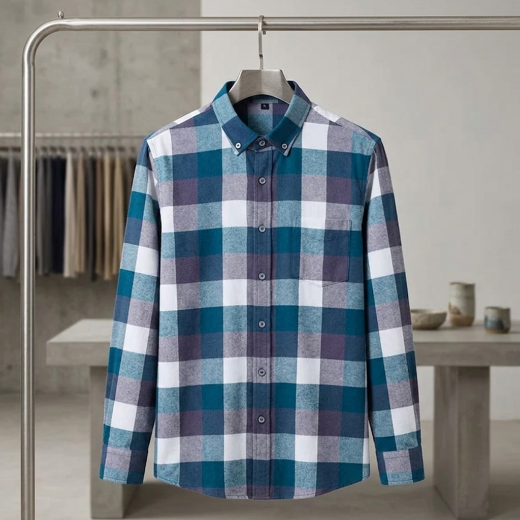Men's Premium Checked Shirt | Stylish, Comfortable & Perfect for Everyday Wear