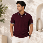 Men’s Stylish Polo T-Shirt for Smart Casual Look | C-15