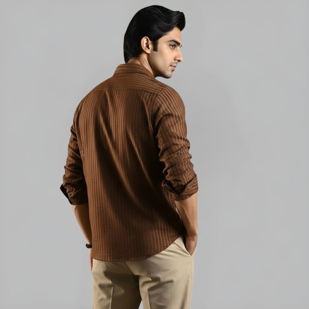 Men's Striped Shirt (MSS-15)