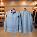 3 Formal Full Sleeve Printed Shirt For Men ( P16 )