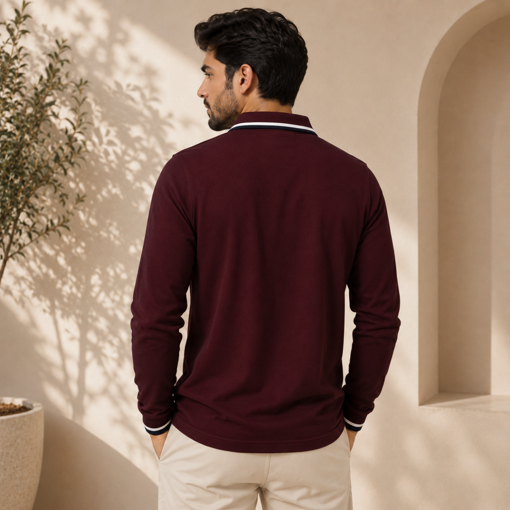 Men’s Stylish Polo T-Shirt for Smart Casual Look | C-15