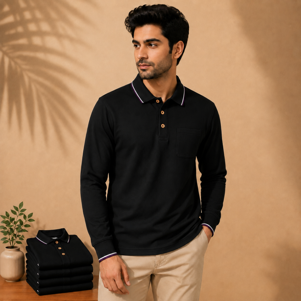 Men’s Stylish Polo T-Shirt for Smart Casual Look | C-02