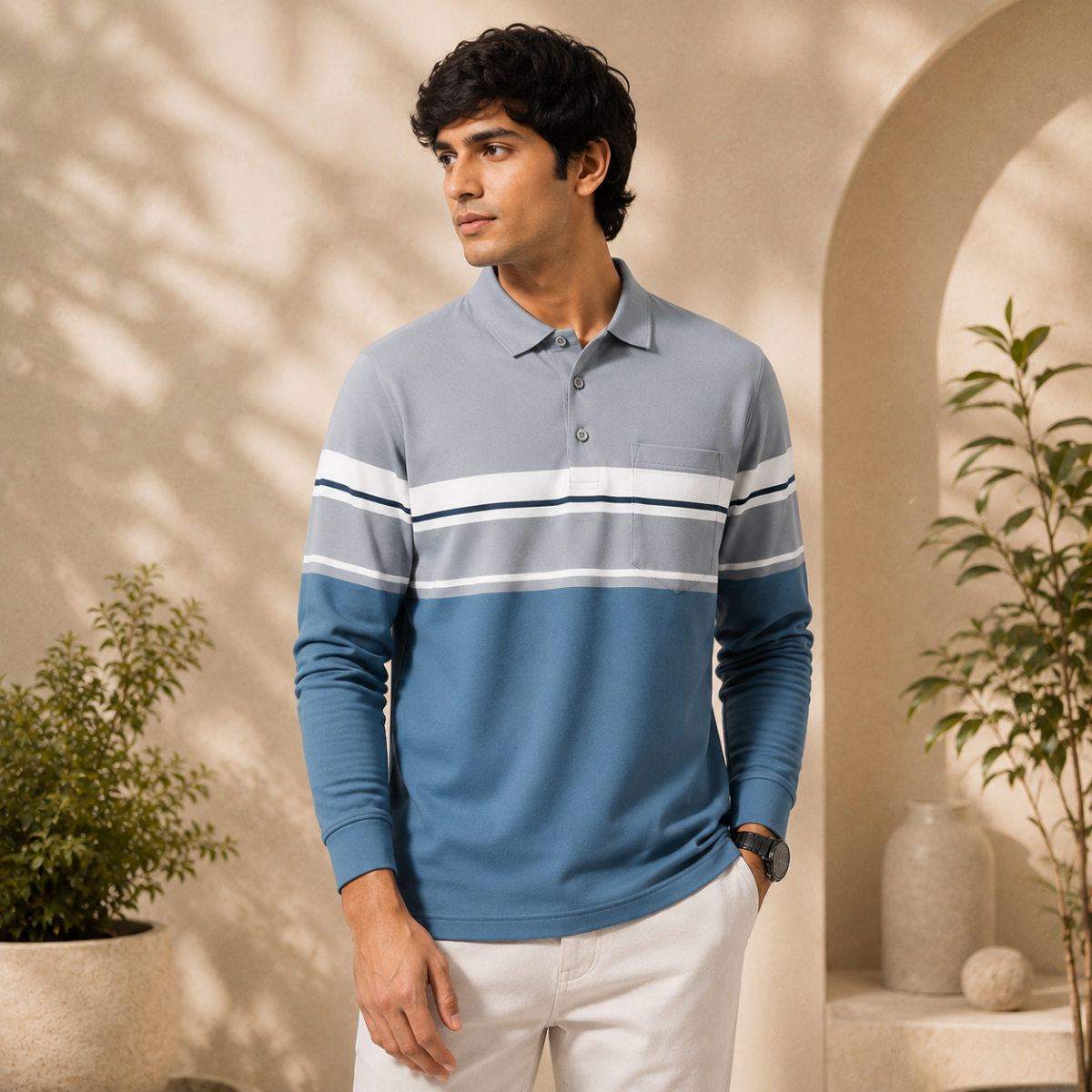 Men’s Stylish Polo T-Shirt for Smart Casual Look | C-01