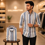 3 Formal Full Sleeve Printed Shirt For Men ( P2 )