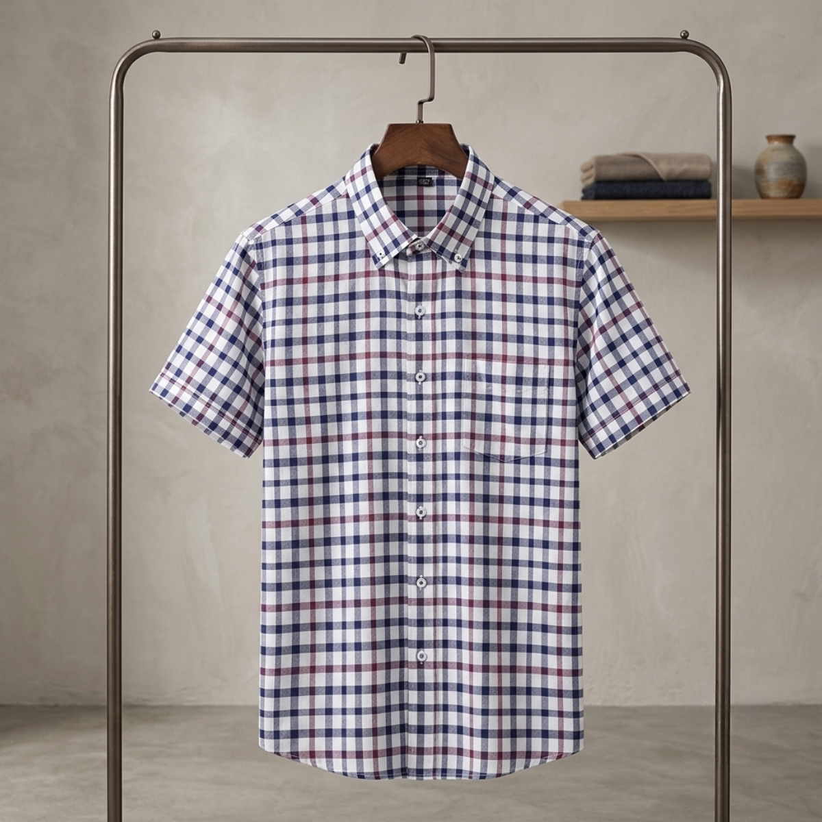 Men's Premium Checked Shirt | Stylish, Comfortable & Perfect for Everyday Wear | HSS-48