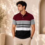 Men’s Stylish Polo T-Shirt for Smart Casual Look | C-16