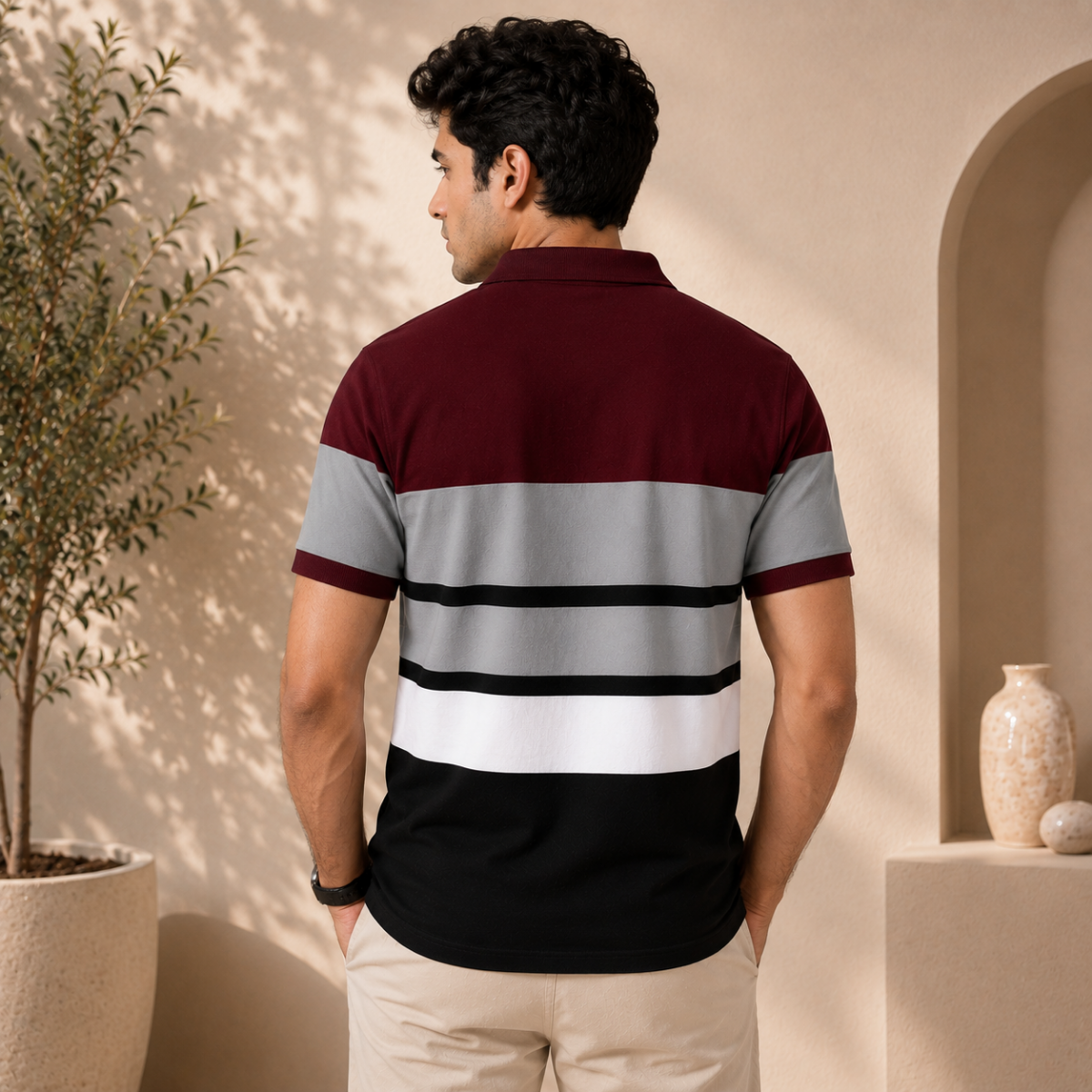 Men’s Stylish Polo T-Shirt for Smart Casual Look | C-16