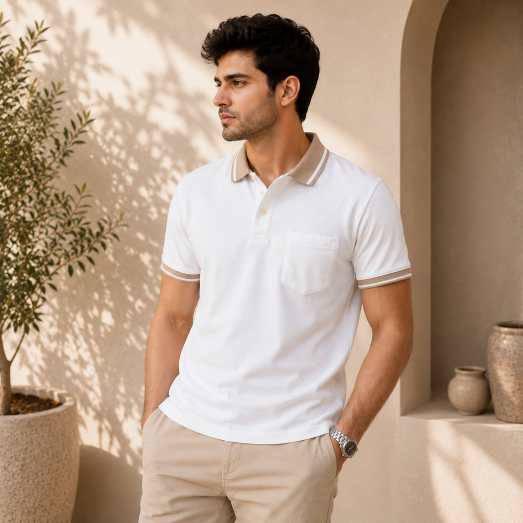 Men’s Stylish Polo T-Shirt for Smart Casual Look | C-17
