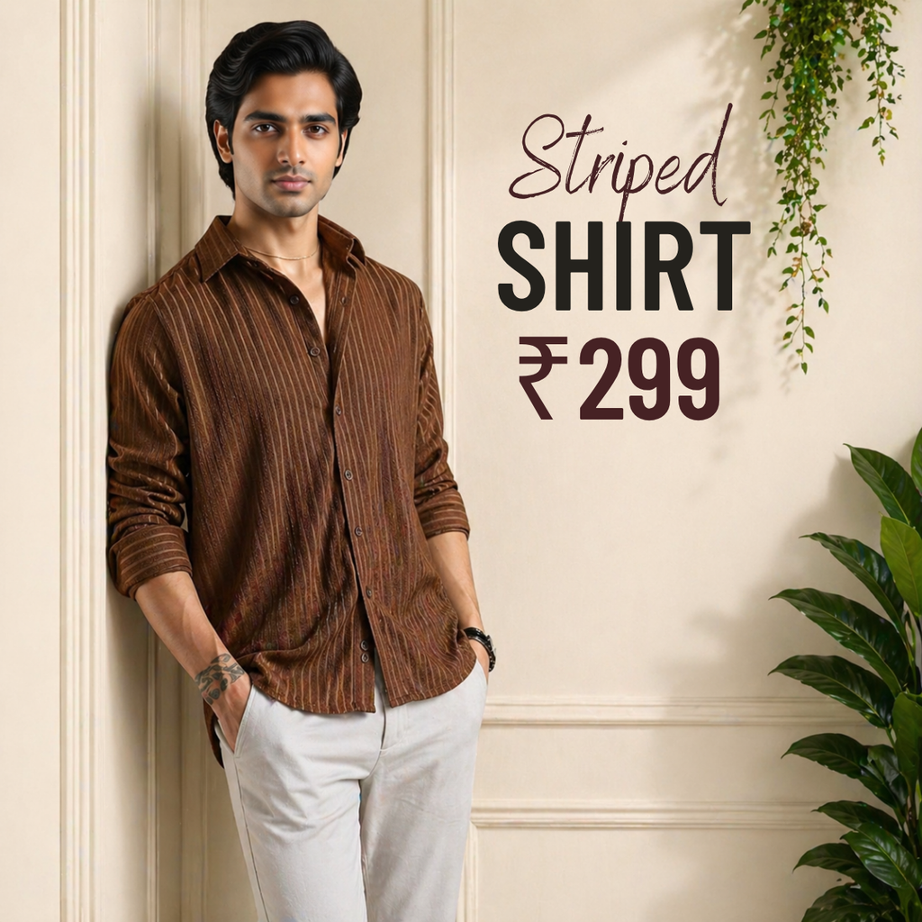 Men's Striped Shirt (MSS-15)