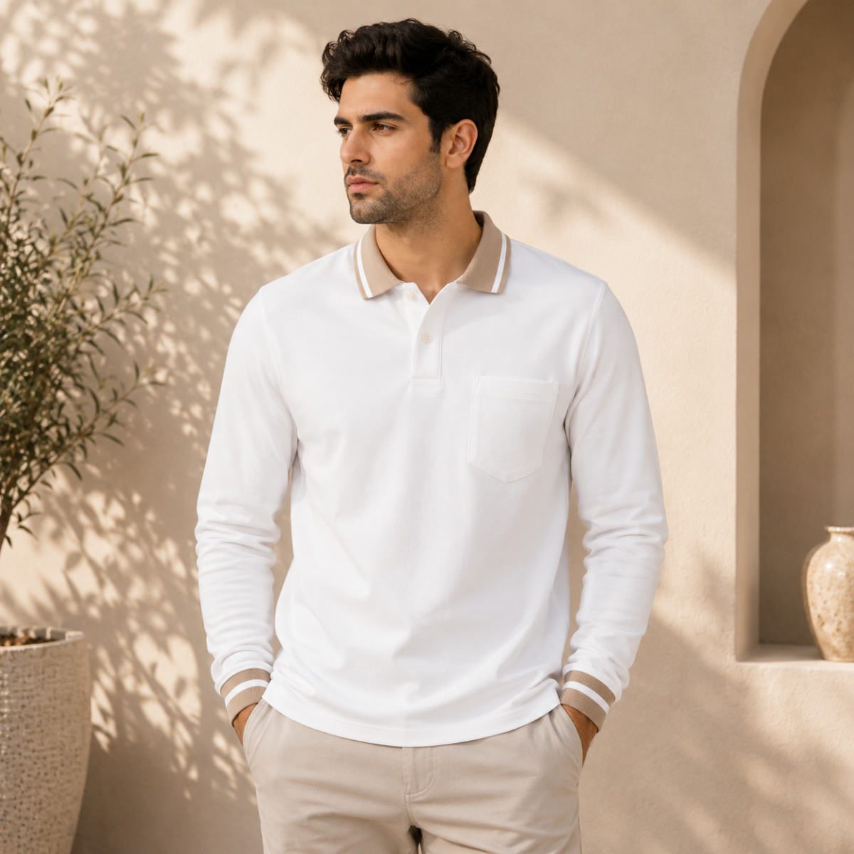 Men’s Stylish Polo T-Shirt for Smart Casual Look | C-17