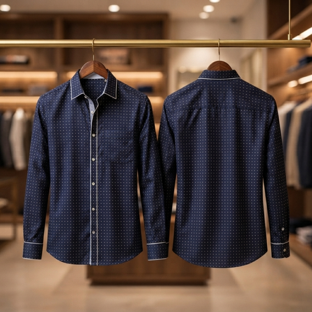 3 Formal Full Sleeve Printed Shirt For Men ( P20 )