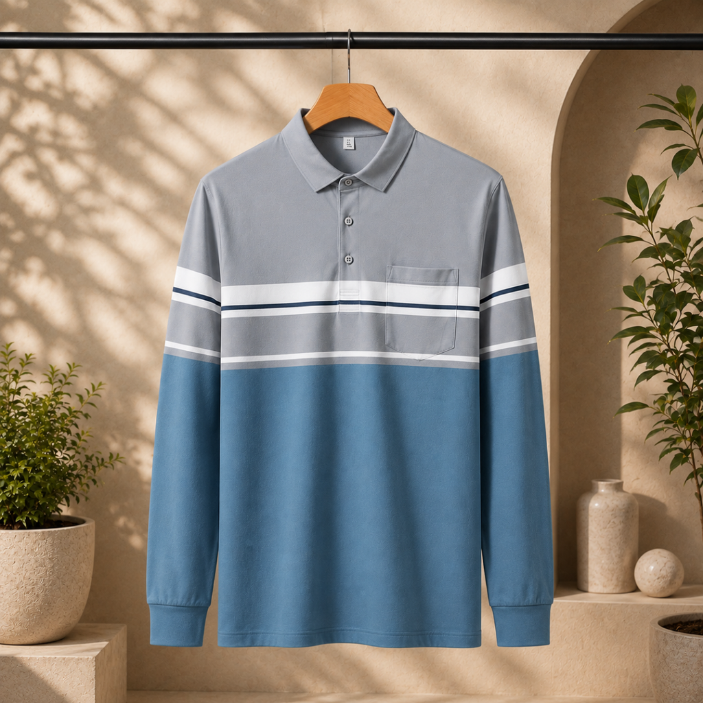Men’s Stylish Polo T-Shirt for Smart Casual Look | C-01