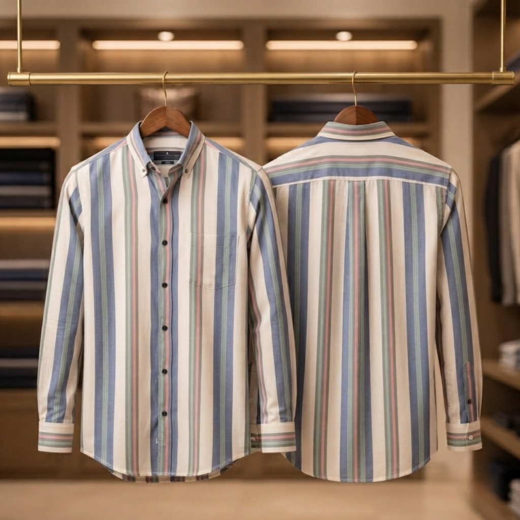 3 Formal Full Sleeve Printed Shirt For Men ( P2 )