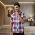 Men's Premium Checked Shirt | Stylish, Comfortable & Perfect for Everyday Wear | HSS-4