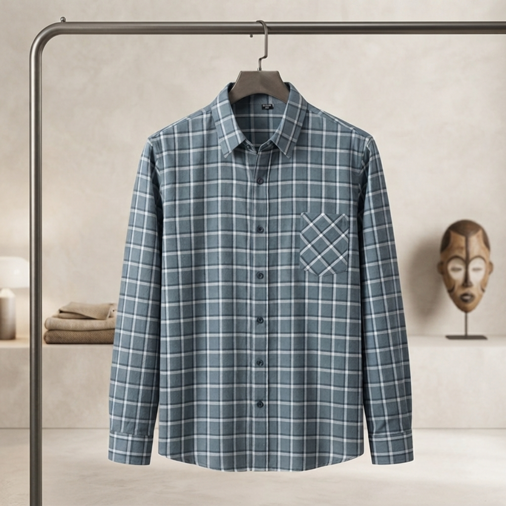 Men's Premium Checked Shirt | Stylish, Comfortable & Perfect for Everyday Wear